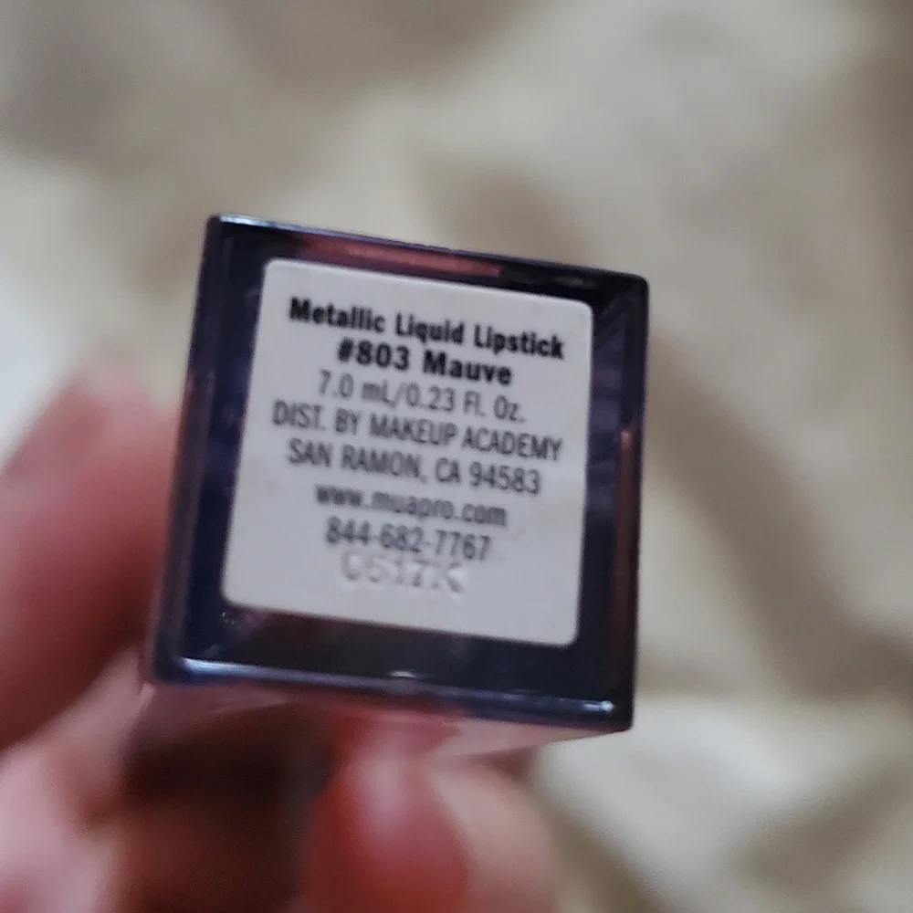 MUA Makeup Academy Metallic Liquid Lipstick - 803 Mauve